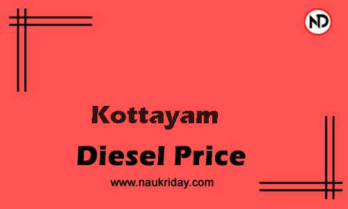 Latest Updated diesel rate in Kottayam Live online