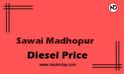 Latest Updated diesel rate in Sawai Madhopur Live online