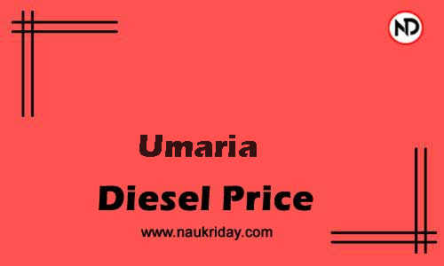 Latest Updated diesel rate in Umaria Live online