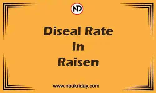 Latest Updated diesel rate in Raisen Live online