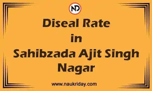 Latest Updated diesel rate in Sahibzada Ajit Singh Nagar Live online