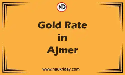 Latest Updated gold rate in Ajmer Live online