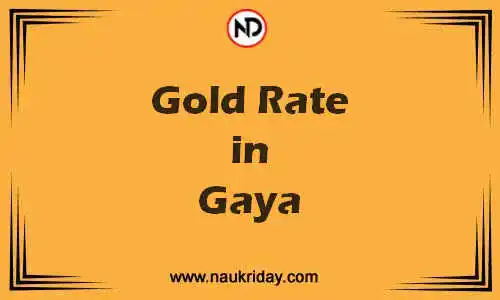 Latest Updated gold rate in Gaya Live online