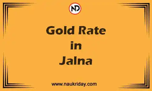 Latest Updated gold rate in Jalna Live online