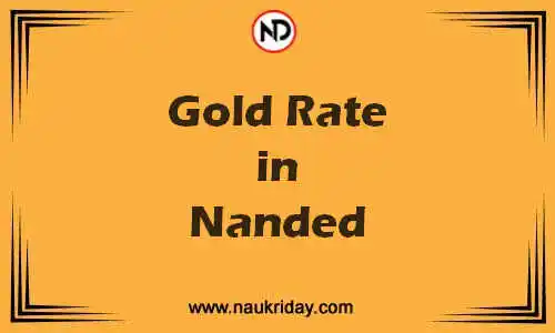 Latest Updated gold rate in Nanded Live online