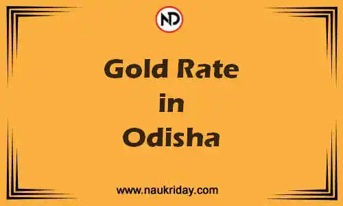 Latest Updated gold rate in Odisha Live online