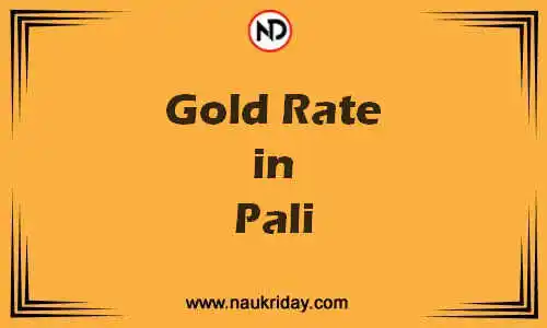 Latest Updated gold rate in Pali Live online