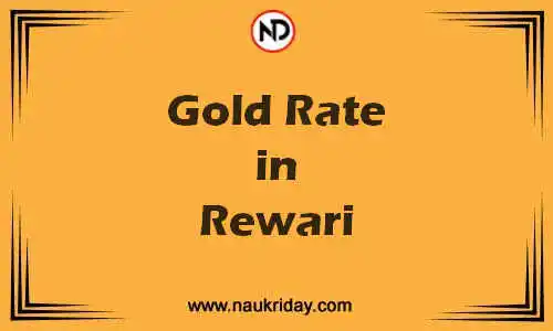 Latest Updated gold rate in Rewari Live online