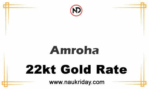 Latest Updated gold rate in Amroha Live online