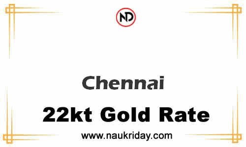 Latest Updated gold rate in Chennai Live online