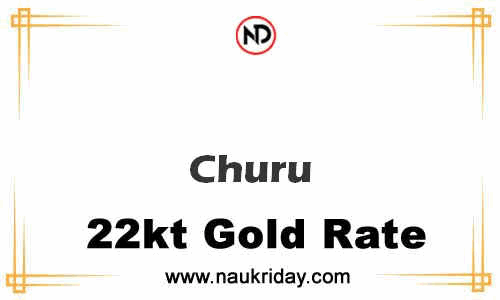 Latest Updated gold rate in Churu Live online