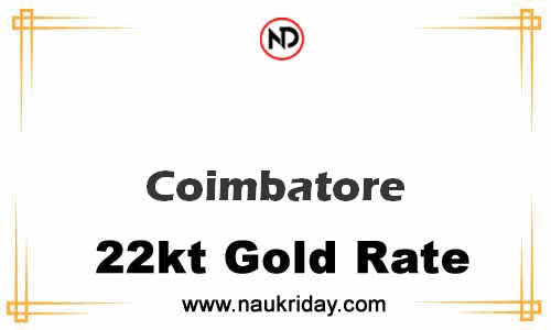 Latest Updated gold rate in Coimbatore Live online