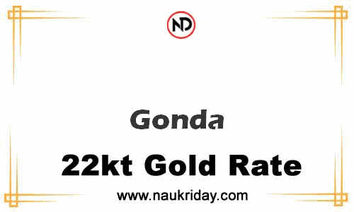 Latest Updated gold rate in Gonda Live online