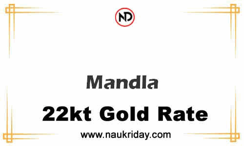 Latest Updated gold rate in Mandla Live online