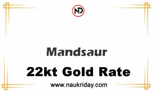 Latest Updated gold rate in Mandsaur Live online