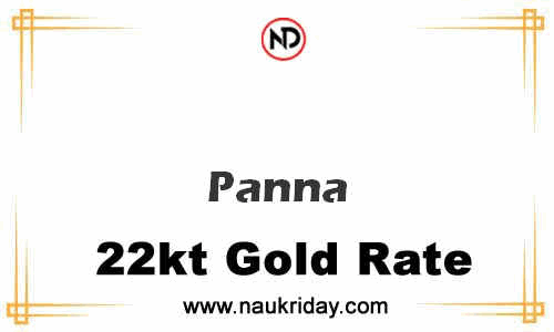 Latest Updated gold rate in Panna Live online