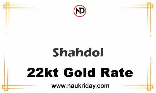 Latest Updated gold rate in Shahdol Live online