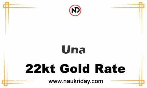 Latest Updated gold rate in Una Live online