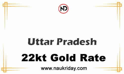 today 22 carat 24k Market gold price in Uttar Pradesh