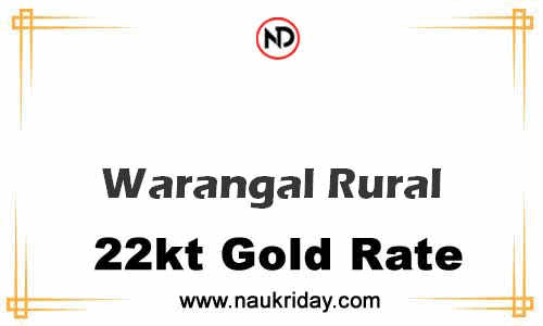 Latest Updated gold rate in Warangal Rural Live online