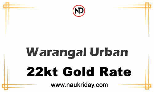 Latest Updated gold rate in Warangal Urban Live online
