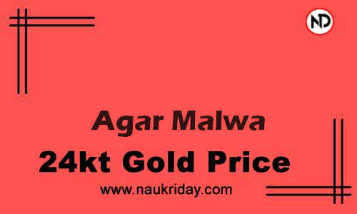 Latest Updated gold rate in Agar Malwa Live online