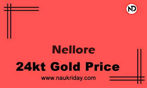 Today 22k 24K Gold rate in Nellore