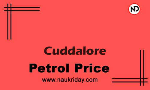 Latest Updated petrol rate in Cuddalore Live online