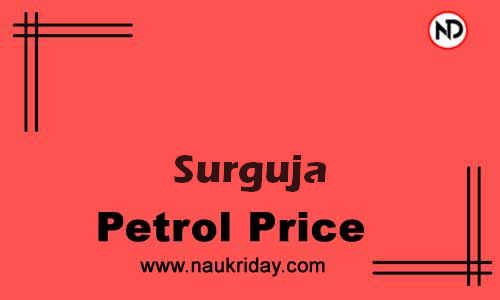 Latest Updated petrol rate in Surguja Live online