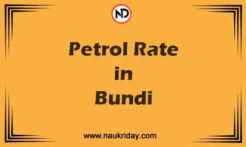 Latest Updated petrol rate in Bundi Live online