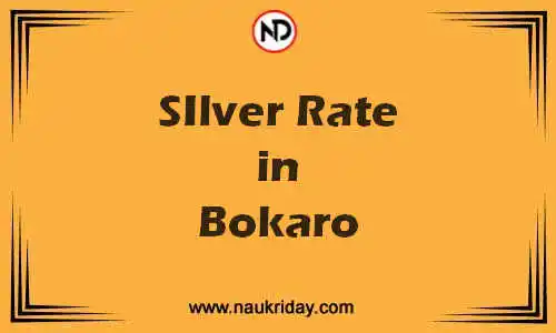 Latest Updated silver rate in Bokaro Live online
