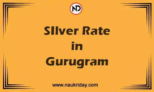 Latest Updated silver rate in Gurugram Live online