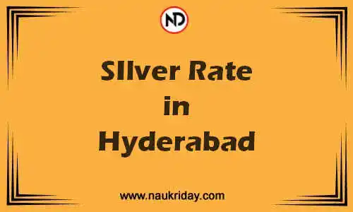 Latest Updated silver rate in Hyderabad Live online