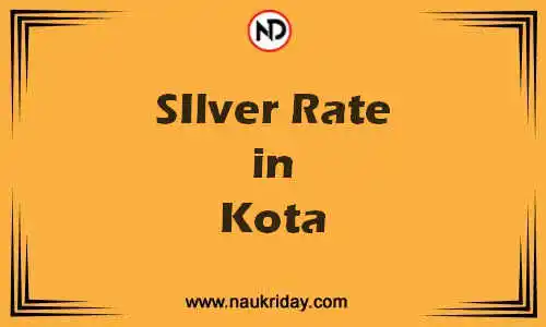 Latest Updated silver rate in Kota Live online