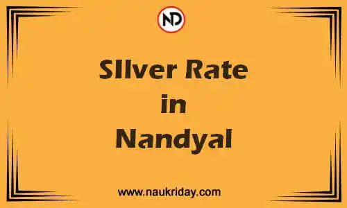 Latest Updated silver rate in Nandyal Live online