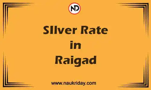 Latest Updated silver rate in Raigad Live online
