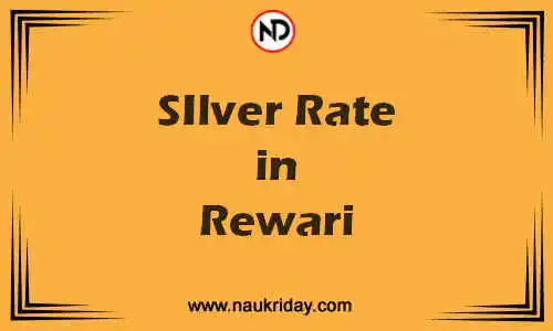 Latest Updated silver rate in Rewari Live online