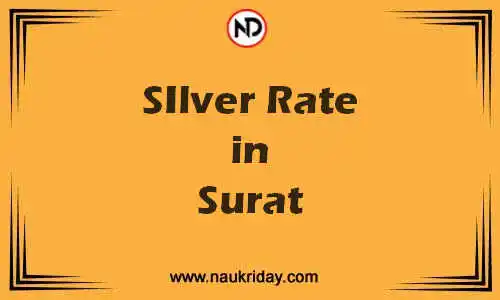 Latest Updated silver rate in Surat Live online