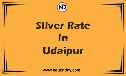 Latest Updated silver rate in Udaipur Live online