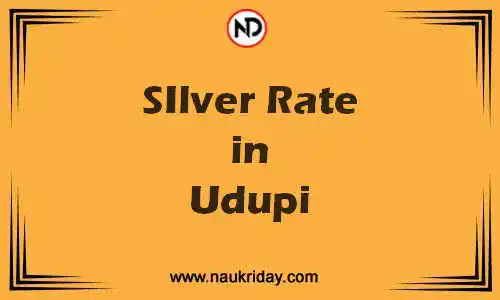 Latest Updated silver rate in Udupi Live online